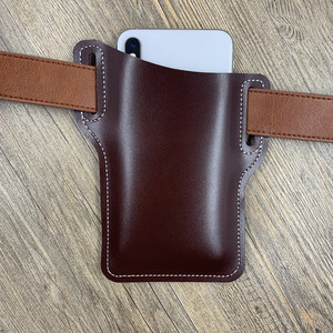 Étui pour téléphone portable en cuir PU pour ceinture Pochette pour téléphone en cuir pour iPhone 12, 12 Pro Max,11 Pro Max, XS Max, 8 Plus, Galaxy <span class=keywords><strong>S20</strong></span> - Product Image 4