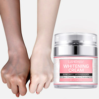 Vente en gros de crème blanchissante pour le visage et le corps crème blanchissante instantanée au collagène pour peau noire