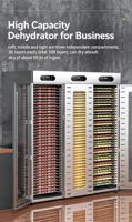 Commerciële Gebruik Hete Aanbieding RVS Fruitdroogmachine Elektrisch 24 Bakjes Dehydrator