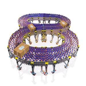 OEM özel yerçekimi esnek skate tekerlek konveyör teleskopik makaralı konveyör sistemi - Product Image 1