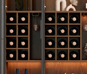 <span class=keywords><strong>JYN</strong></span> Armoire à vin personnalisée Solution de stockage dissimulée Bar Mobilier de salon Salle à manger Armoire à vin - Product Image 3