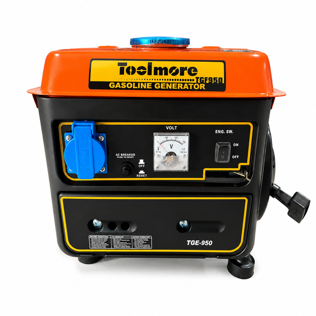 In Stock 220V Europlug Portable Power Gasoline Generator 650W Small Gas Generators for Home