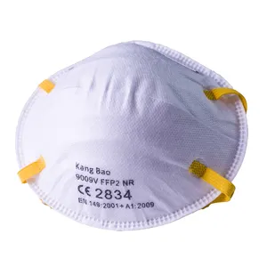 KN95 masker wajah pelindung debu, Respirator partikulat sekali pakai Kangbao 9009A OEM