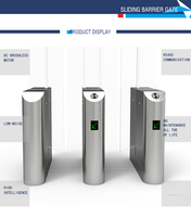 Meilleur prix OEM : Portillon rotatif sécurisé Fast-pass avec reconnaissance QR code/visage et anti-collision