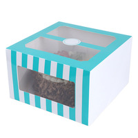 Boîte à gâteau triangulaire légère, de haute qualité, transparente, écologique, élégante, durable, charmante, parfaite pour l'emballage de gâteaux en tranches