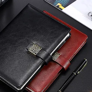 Planner custom printing budget custom 2023 2023 diary daily pu leather bound a4 diary business Planner all'ingrosso personalizzato