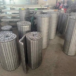 Courroie transporteuse professionnelle personnalisable en acier inoxydable de qualité alimentaire SS304 à haute charge - Product Image 6