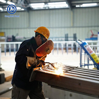 Structure en acier Q235/Q345 de haute qualité, kits de construction préfabriqués pour entrepôts, bureaux, garages, hangars, ateliers ignifuges et résistants à l'eau