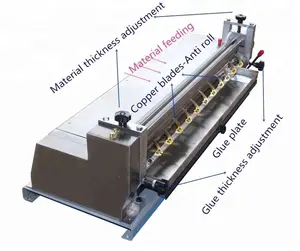 small type gluing machine hot melt gluing machine gluing machine for paper