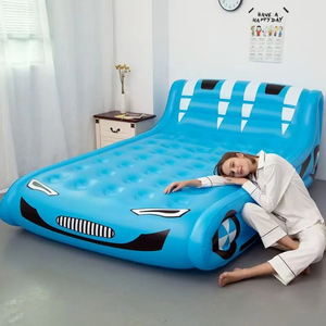 Nouveau <span class=keywords><strong>matelas</strong></span> pneumatique LA 2026 avec dossier - <span class=keywords><strong>Pompe</strong></span> automatique pour usage intérieur/extérieur, taille simple/double, camping portable - Product Image 3