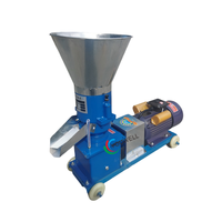 Nouvelle machine à fabriquer des aliments pour poissons, modèle 3/4 kW, 220 V, pelletiseur automatique d'aliments pour l'aquaculture, pour tilapia, crevettes, crabes