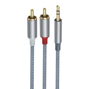 Cabo Adaptador de áudio 3.5MM Jack Áudio Estéreo 3 Pólo TRS Macho para Dual 2 <span class=keywords><strong>RCA</strong></span> Y Kabel para Laptop <span class=keywords><strong>Tablet</strong></span> - Product Image 2