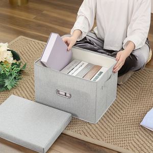 กล่องเก็บของพับได้สำหรับใช้ในบ้าน กล่องเก็บของท้ายรถมีฝาปิด - Product Image 4