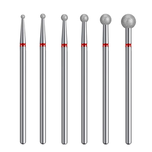 Brocas de Diamante para Uñas, Brocas Rotatorias de Grano Fino para Limpiar Cutículas, Brocas para Manicura, Accesorios para Máquinas de Taladro - Product Image 1