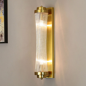 Toptan için İskandinav Modern tasarımcı altın iç dekoratif duvar lambası otel koridor aydınlatma E14 Villa aydınlatma - Product Image 6