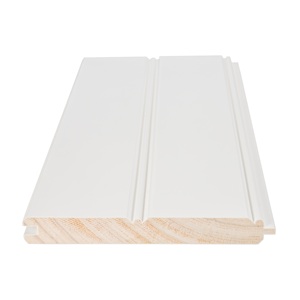 Scelta del costruttore Design moderno bianco primered V-scanalatura linea decorativa <span class=keywords><strong>di</strong></span> rivestimento con giunzione a dita bordo/Beadboard - Product Image 2