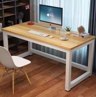 Table d'ordinateur portable rectangulaire simple, petite et minimaliste, pour la maison, la chambre, le bureau, les étudiants, portable, sans assemblage requis, personnalisable