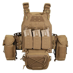 Gilet Tattico Multifunzionale Personalizzato per Addestramento all'Aperto, Porta Piastre Mimetico con Sgancio Rapido in Nylon Molle e Tasca per Caricatore - Product Image 1