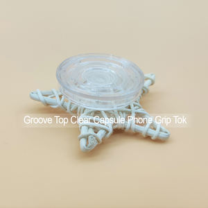 Haute Qualité Capsule Stent Flat Top Sublimation blanc Transparent Griptok Mobile Support de Téléphone Avec Logo Personnalisé Grip <span class=keywords><strong>Tok</strong></span> - Product Image 4