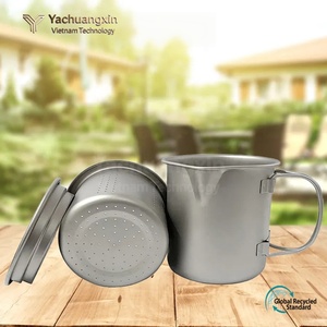 Titanium outdoor <b>tea</b> <b>maker</b>, travel camping <b>tea</b> set, household use, can boil water, portable - Product Image 6