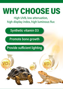 2025 vendita calda T8 14W 15W deserto foresta pluviale UVB tubo fluorescente a buon mercato rettile Pet prodotto - Product Image 3