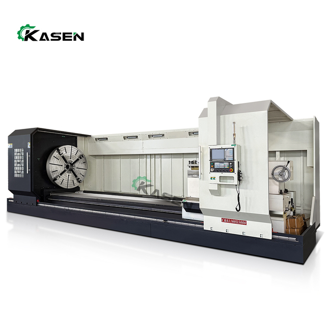 CE Standard Horizontal Flat Bed CK61100 CNC Lathe FANUC Controller for Metal Work