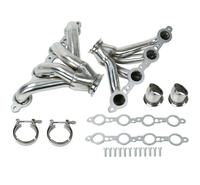 Kit de collecteur d'échappement de course en acier inoxydable 304 Ram Horn Hugger pour échange universel de moteur LS LS1 LS2 LS3 LS6 LS7 LSX V8 V-Band Vente en gros