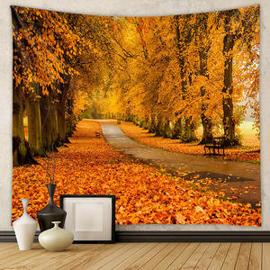 Rama de árbol dorado, tamaño Queen, bosque de Brujas, montaña brumosa, Trippy, paisaje natural, <span class=keywords><strong>tapiz</strong></span> de <span class=keywords><strong>pared</strong></span> para sala de estar - Product Image 5