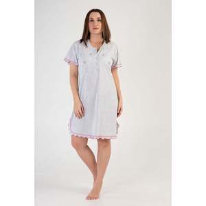 Túnica Bibeólica Casual de Manga Corta con Parches y Estampado Bíblico Ovalado para Mujer, Talla XXL - Product Image 4