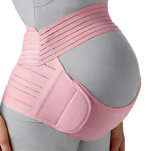 Depois da gravidez usando cinto 3 em 1, gravidez suporte cintura barriga corset prenatal