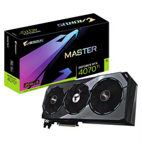 Carte graphique de jeu pour ordinateur de bureau GeForce RTX4070/4070 Ti SUPER PCIe 4.0 X16 12 Go GDDR6 192 bits DirectX 11, 100 % neuve
