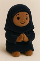 Peluche Musulmane Personnalisée OEM Série Religieuse, Mignonne Poupée Compagnon Dessin Animé, Cadeau d'Ambiance de Fête, Coussin Pendentif