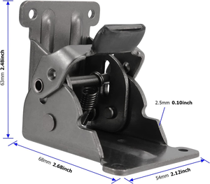 Bản lề 90 °   Bản lề gấp tự khóa dày góc vuông, phụ kiện bản lề cho ghế gấp, bàn cà phê gấp, đồ nội thất sofa - Product Image 2