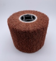 Brosse à lamelles abrasive en fibre de nylon non tissée, roue de 100 mm, épaisseur 46 # -1000 #   Grains de haute qualité pour le polissage de l'acier inoxydable