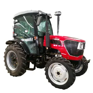 Huaxia manufacturer 80hp 4x4 four wheel drive tractor with luxury air condition cabin