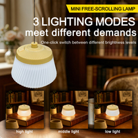 Lanterne de camping LED blanc chaud, abat-jour amovible en ABS, crochet détachable, cordon de suspension rétractable, lampe de tente portable pour l'extérieur