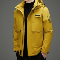 Veste d'hiver pour homme, nouvelle arrivée automne-hiver, duvet de canard blanc, chaude, coupe-vent, style outdoor