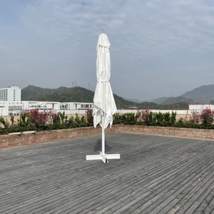 <span class=keywords><strong>Sombrilla</strong></span> de Aluminio de Alta Calidad con Poste Central de <span class=keywords><strong>4</strong></span> <span class=keywords><strong>Metros</strong></span> Cuadrados para Hotel, Patio, Parque, Comedor al Aire Libre - Product Image 4