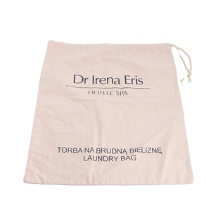 Sac à linge d'hôtel en toile de coton imprimé, grand format, avec cordon de serrage, directement de l'usine - Product Image 2