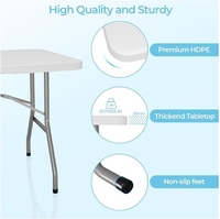 Table en plastique de pique-nique de camping confortable pliante légère populaire de mode pour le balcon