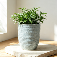 Vente en gros de pots de fleurs épaissis bleu ciel, écologiques, nordiques, économiseurs d'eau, résistants à la sécheresse, pour plantes vertes, pour la maison, le jardin, l'extérieur