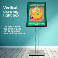Afficheur LED vertical portable YXM pour intérieur, forme personnalisable, signalétique pour centres commerciaux, entrées d'hôtels, affichage de posters