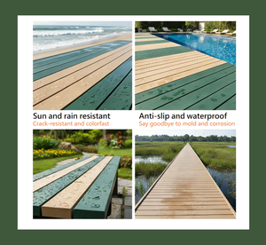 Madera para Construcción, Material HDPE Totalmente Impermeable, WinStar, Larga Vida Útil, <span class=keywords><strong>Lumbre</strong></span> de Plástico para Exteriores - Product Image 5