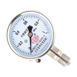 مقياس ضغط عالي الدقة من الفولاذ المقاوم للصدأ 60 مم للغاز والسوائل - Product Image 4