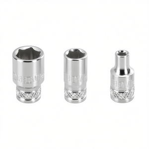 Fervi Hexagon <b>Socket</b> Wrench Normal Series 1/4 Inch Drive Chrome Vanadium Steel - Product Image 2