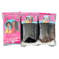 Extensions de cheveux pour tresses africaines, pour la réparation des dreadlocks, tressage au crochet, cheveux afro crépus en vrac haute température pour locs