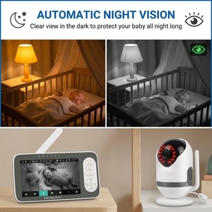 Monitor para Bebés WiFi de Modo Dual KT617T, Pantalla IPS de 5.5 Pulgadas, Cámara 720P, Largo Alcance de 300 Metros, Audio Bidireccional, Visión Nocturna Automática - Product Image 6