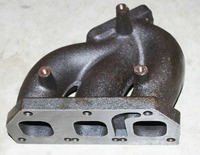 Collecteur TWIN de tuyau d'échappement en fonte pour moteur 02-05 VW Golf 2.8/3.2L 99-04 Jetta VR6 24V