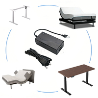Adaptateur secteur AC/DC 29V 2A 2 broches pour vérin linéaire de bureau électrique, moteur de levage, chaise inclinable, canapé, table, fauteuil inclinable, alimentation électrique