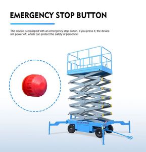 Kccl ลิฟต์ยกกรรไกร4-16เมตรแพลตฟอร์มทางอากาศเชอร์รี่ picker เคลื่อนที่นั่งร้านไฮดรอลิกสำหรับทำความสะอาดอาคาร - Product Image 4